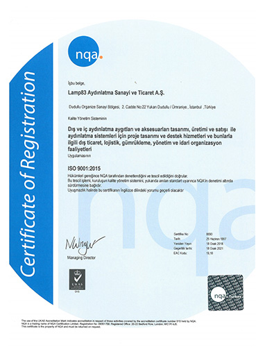 ISO 9001:2015 - LAMP 83